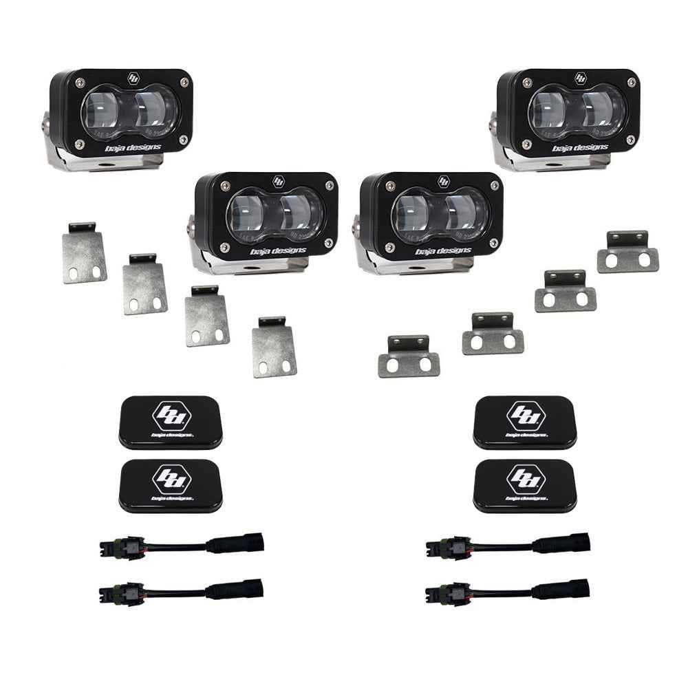 Baja Designs 448166 S2 SAE Fog Kit for Ford Raptor and Bronco Raptor