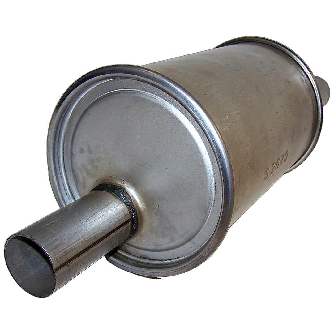 Crown Automotive 641878 Round Steel Offset Exhaust Muffler - image 2