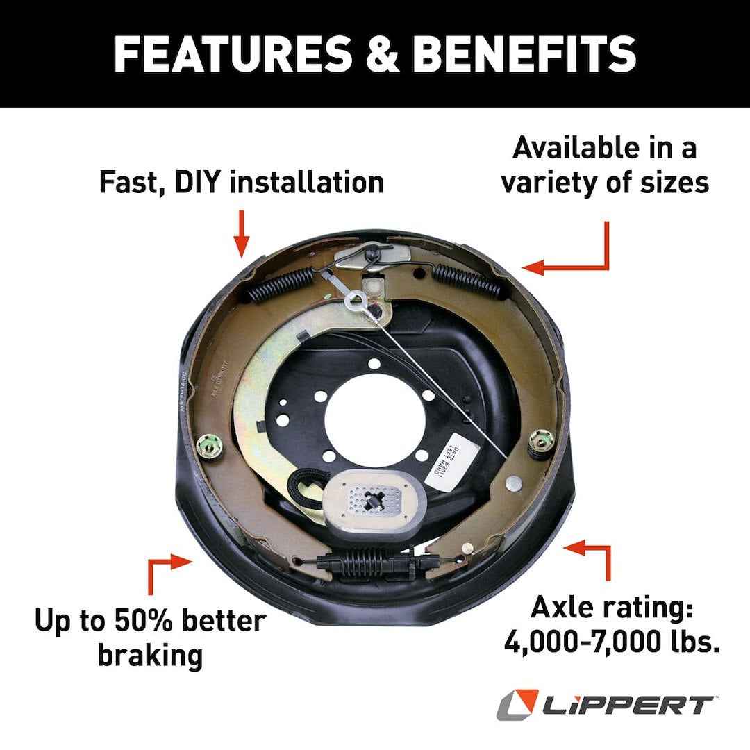 Lippert 296651 Left Self-Adjusting Brake - 7000 lb