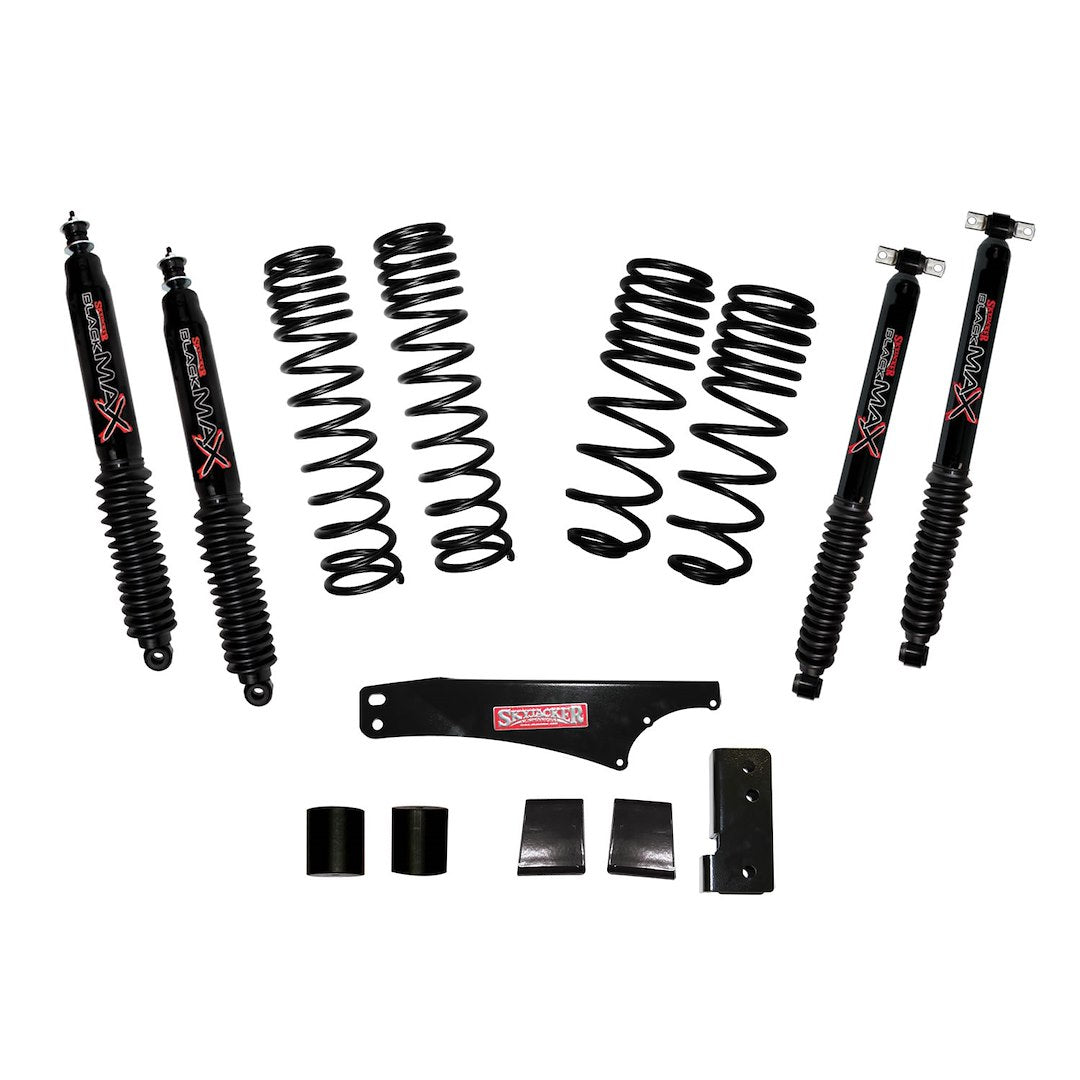 Skyjacker JK25BPBLT Black Max Long-Travel Lift Kit for Jeep JK