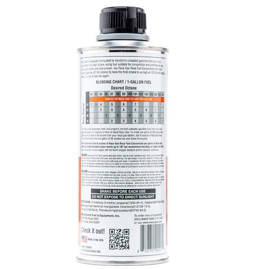 Race Gas 100016 Fuel Additive - image 2