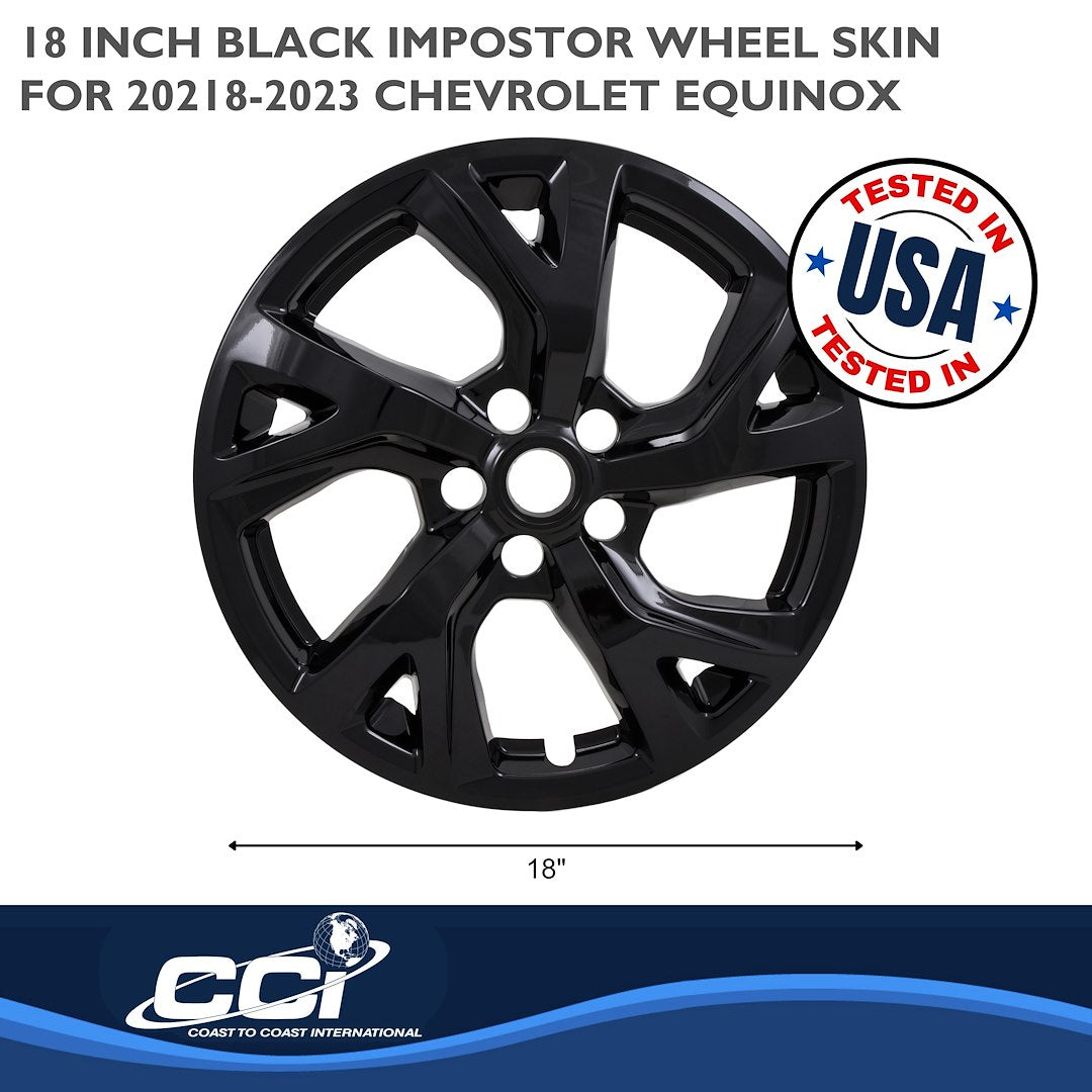 Coast To Coast IMP452BLK Black Equinox Impostor Wheel Skins - image 3