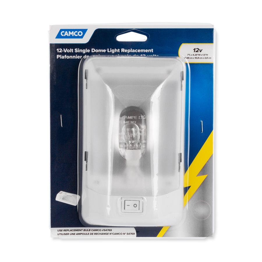 Camco Dome Light (41330) – Length (In): 12 Inch