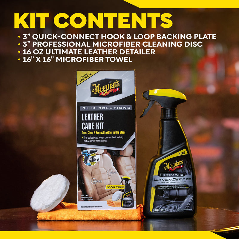 Meguiar's G55266 Ultimate Leather Care Kit