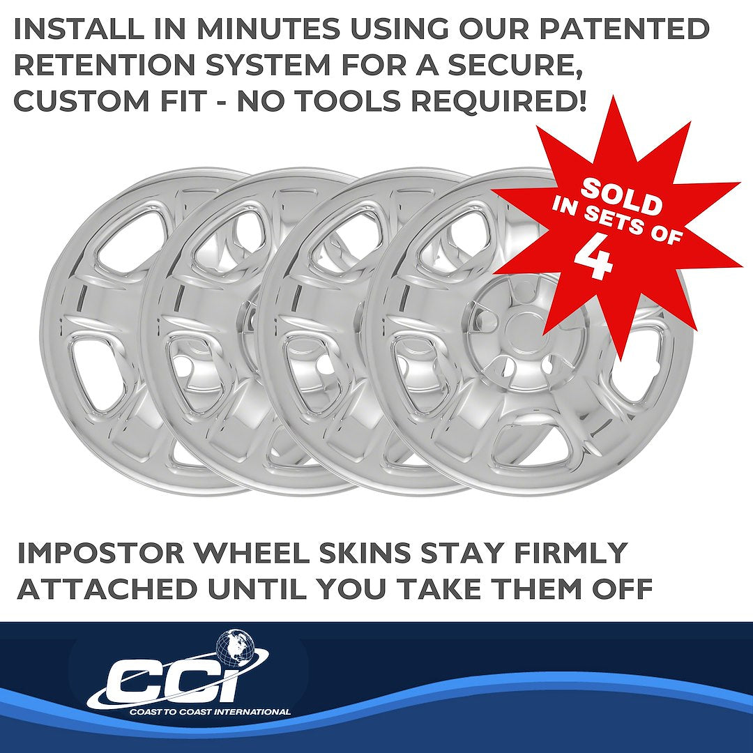 Coast To Coast IMP40X Chrome Liberty Impostor Wheel Skins - image 4