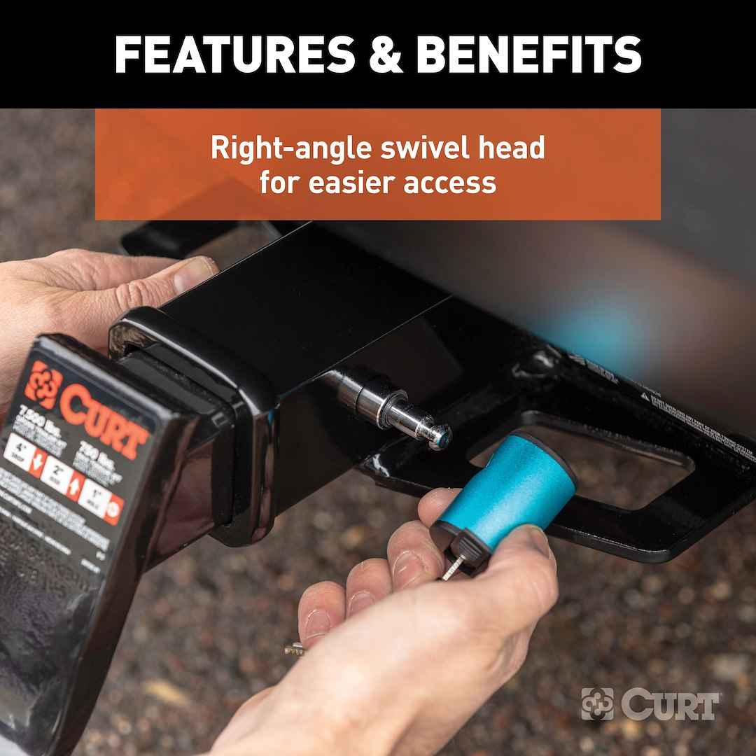 CURT 23504 5/8 in Locking Hitch Pin - Straight