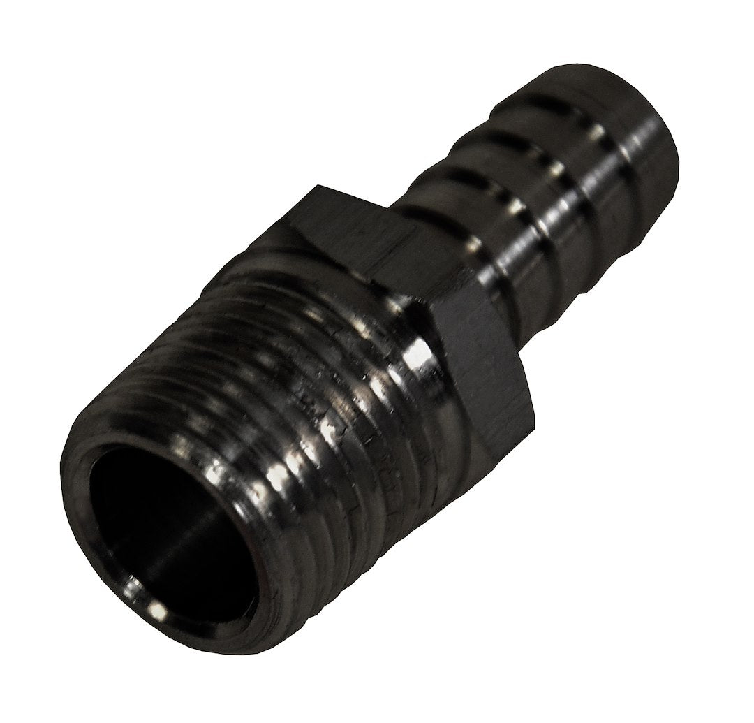 Derale 98101 Straight 3/8 NPT Male-to-Hose-Barb Adapter - image 2