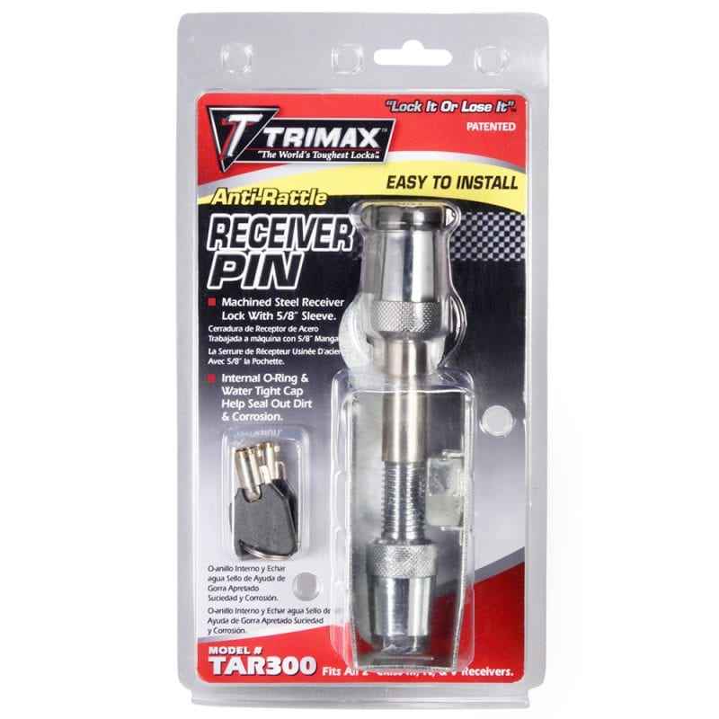 Trimax Locks TAR300 Locking Hitch Pin - 5/8 in, 2-3/4 in Long