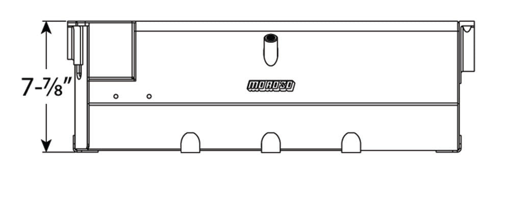 Moroso Performance 21420 Marine Aluminum Oil Pan