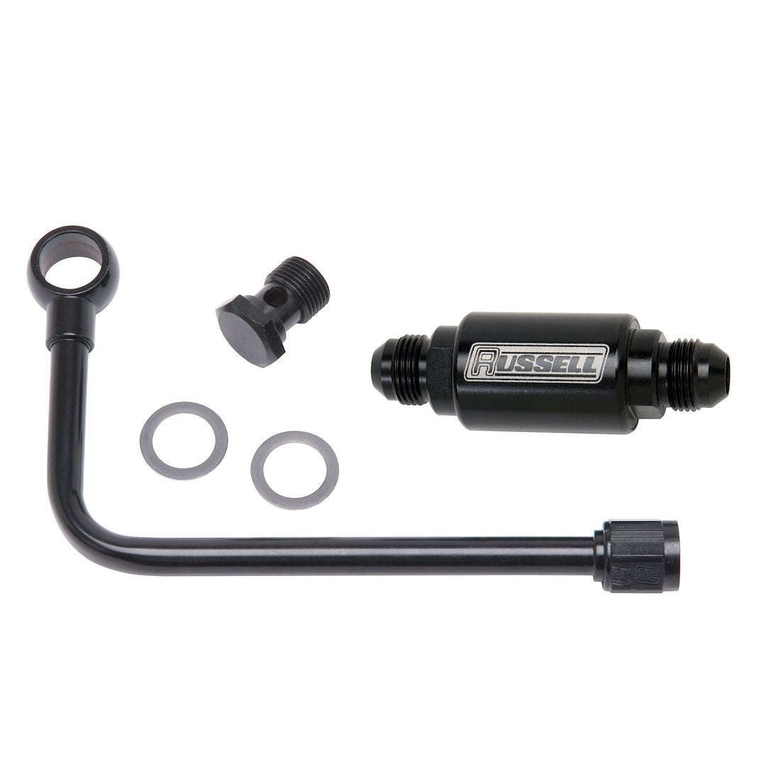 Edelbrock 81343 Black Steel Carburetor Fuel Inlet