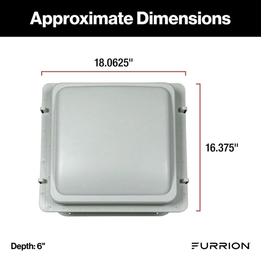 Furrion 2023042193 Manual RV Roof Vent with Fan - White