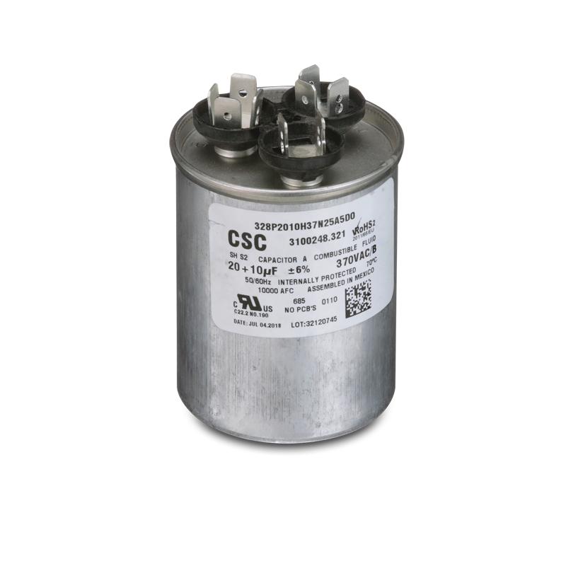 Dometic 3313107.028 20/10 MFD Run Capacitor 13,500 & 15,000 BTU RV A/C