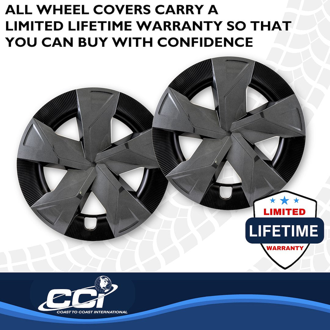 Coast To Coast 56317CB Charcoal/Black Prius LE Wheel Covers - image 4