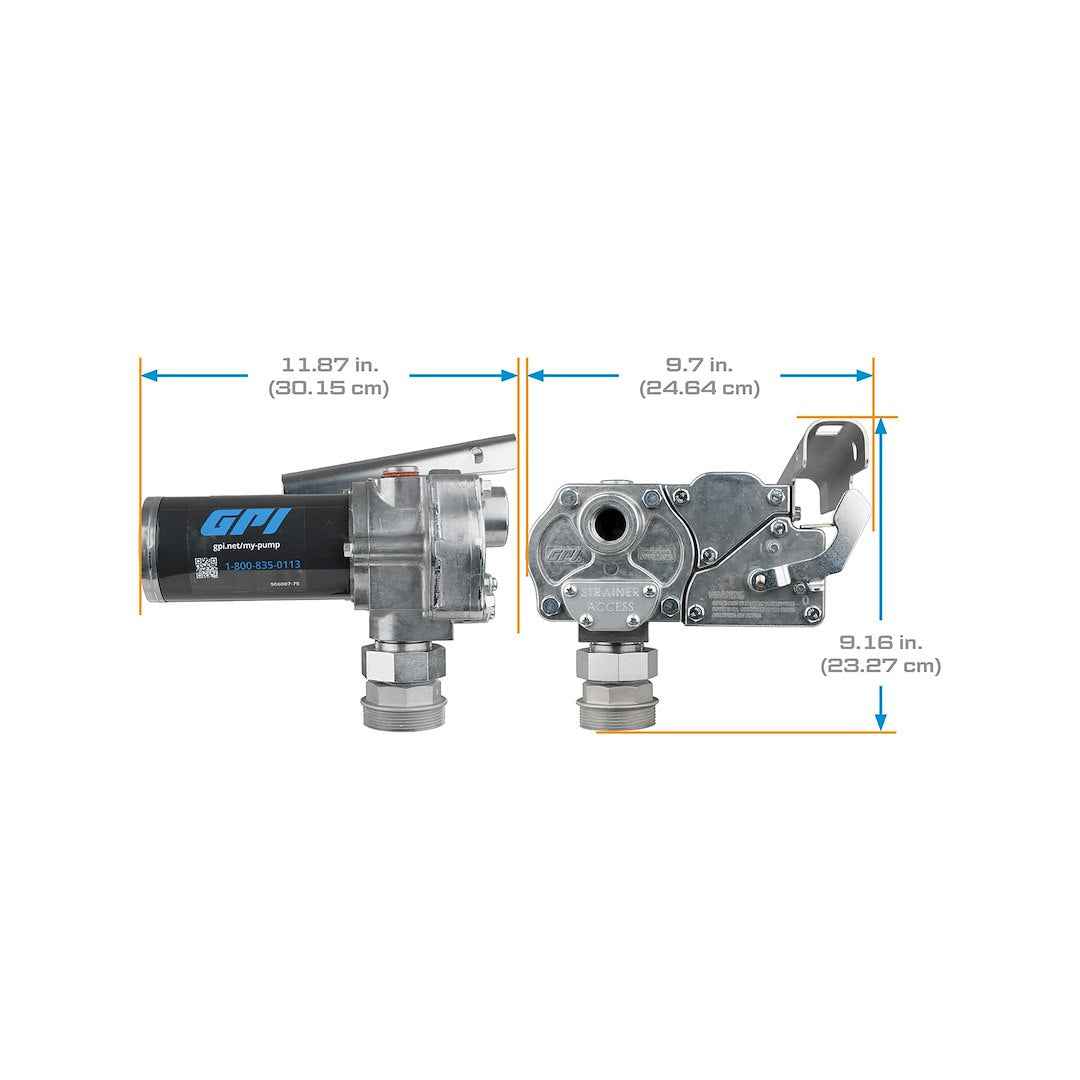 GPI 110000-99 12V Fuel Transfer Pump - 15 GPM