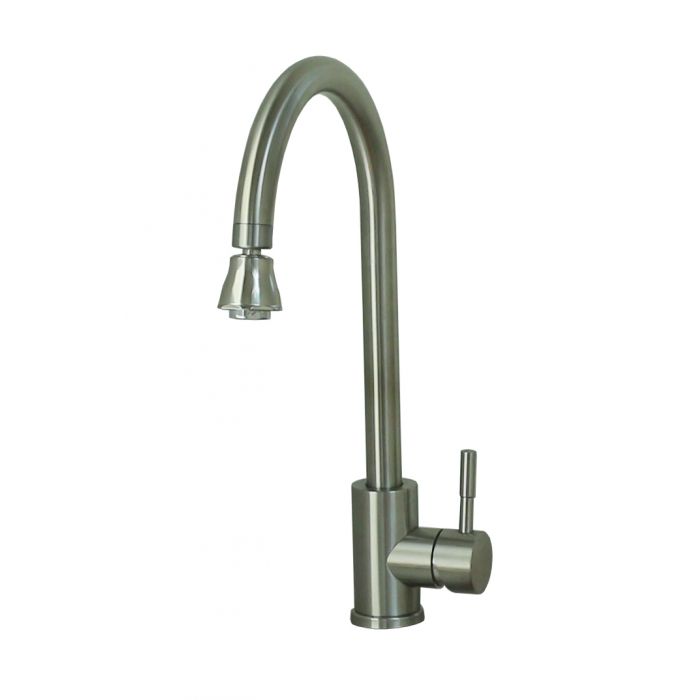 Empire Faucet SL7000BN-A Gooseneck Kitchen Faucet - Brushed Nickel