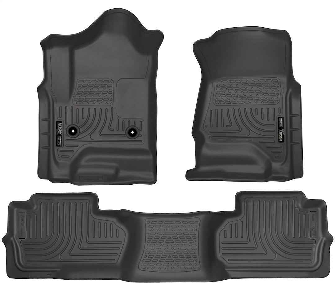 Husky Liners 98241 Molded Floor Liners - 3 Piece, Black