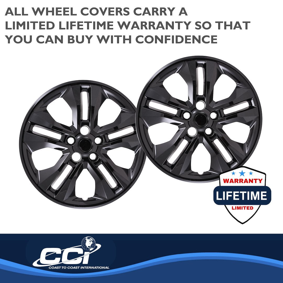 Coast To Coast 55017BLK Black Escape Wheel Covers, 17-Inch - image 4