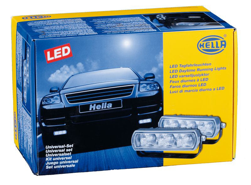 Hella 009496801 Oblong LED Daytime Running Light Kit