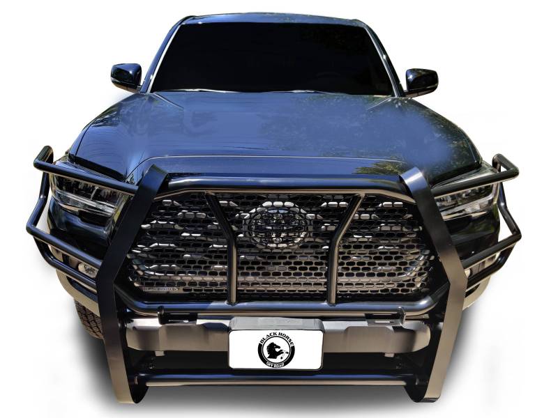 Black Horse Offroad Rugged Series Steel Grille Guard RU-TOTA16-B - image 1