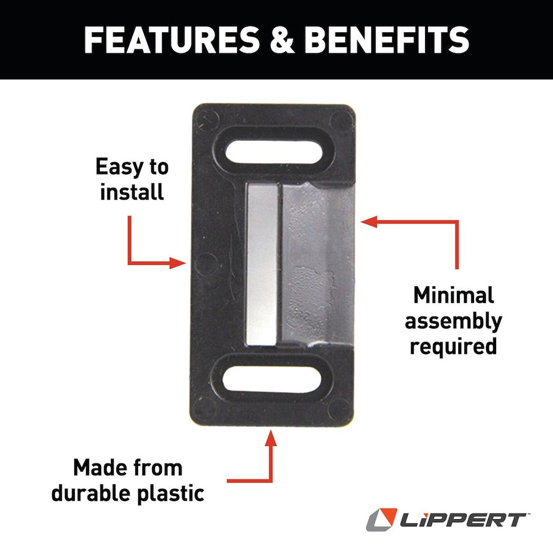 Lippert Components Screen Door Latch Striker Plate 198287