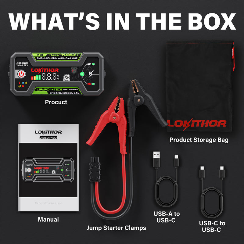 Lokithor J1350PRO J1350 Pro Battery Jump Starter