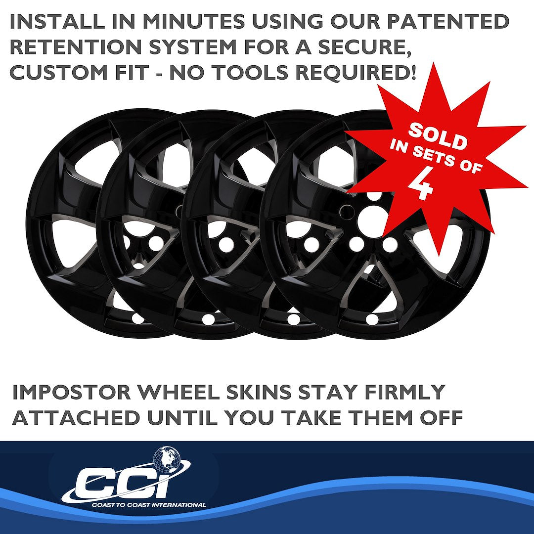 Coast To Coast IMP458BLK Black HR-V Impostor Wheel Skins - image 5