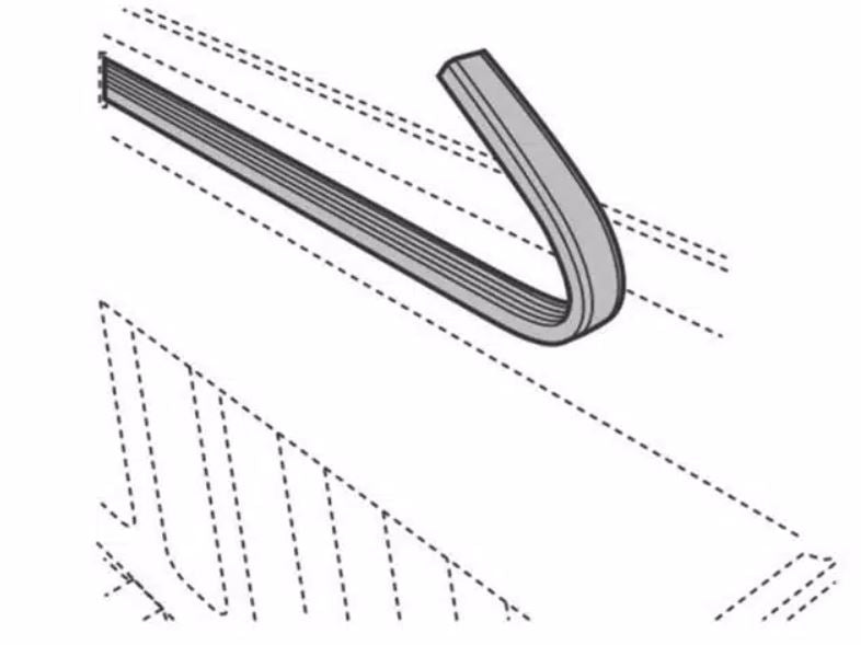 BAK Industries PARTS-326A0005 Tonneau Cover Rail Seal - image 1