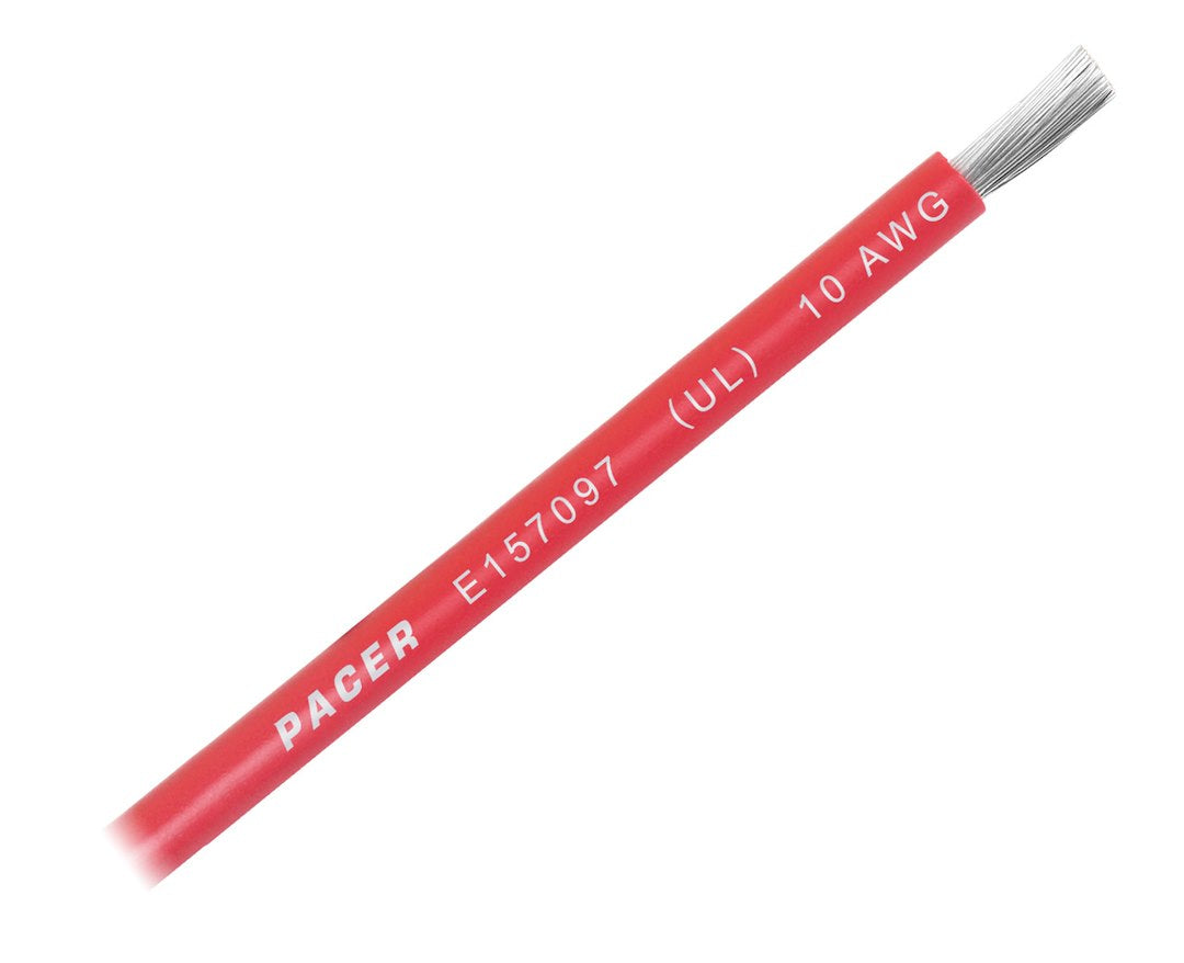 Pacer Marine Wul10rd-100 Flexible Primary Wire