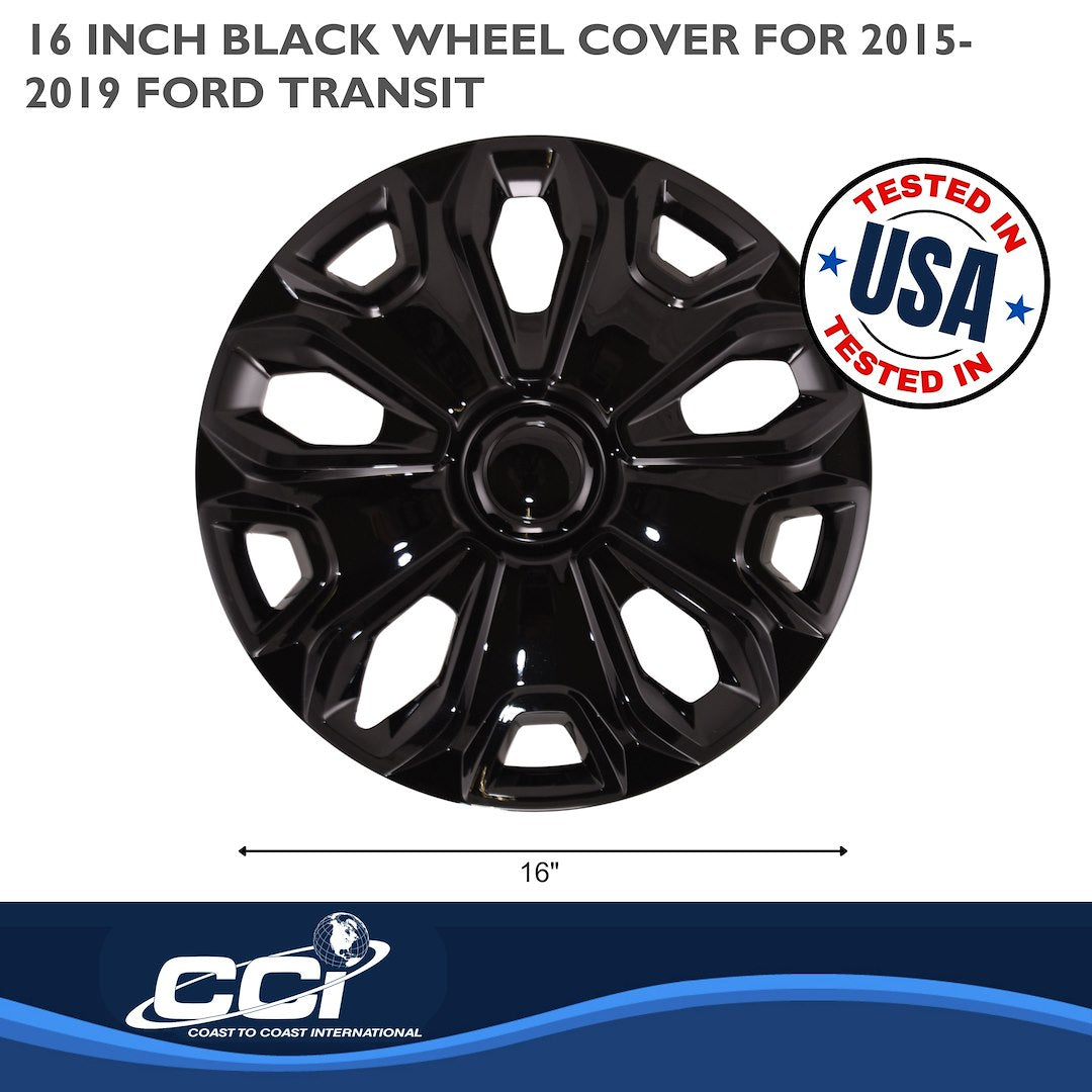 Coast To Coast 51216BLK Transit Black Y-Spoke Wheel Covers - image 2