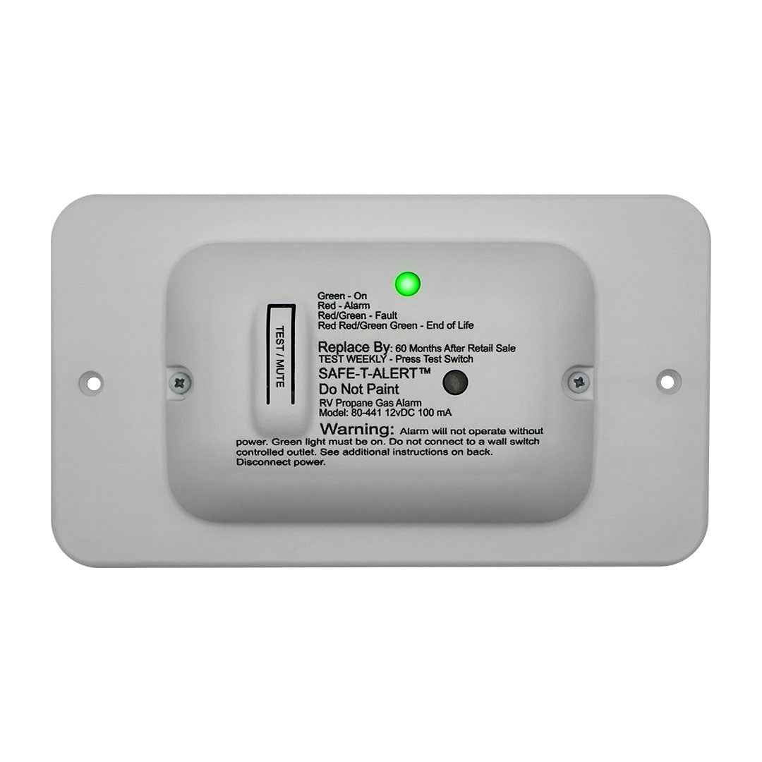 MTI 80-441-WT-TR RV Propane Leak Alarm - White