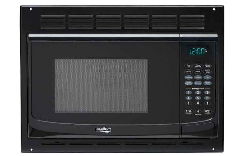High Pointe EM925AWWB Microwave Oven 1.0 Cu Ft Black 900W