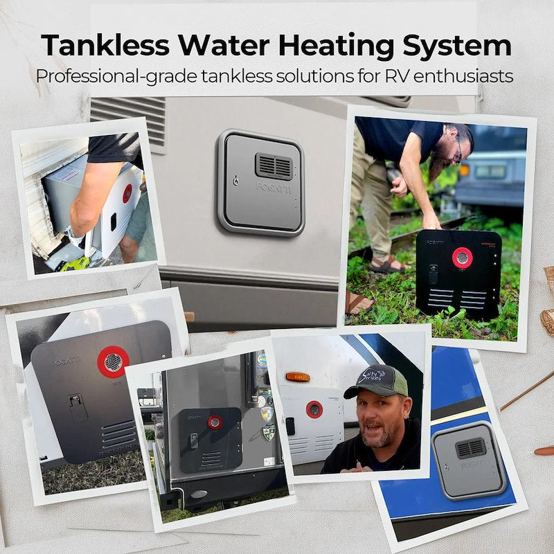 Fogatti InstaShower Ultra Tankless RV Water Heater 3.9 GPM 66,000 BTU LP Gas
