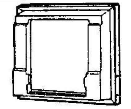 Dometic 3850382015 Door Panel Retainer – Upper Freezer Door