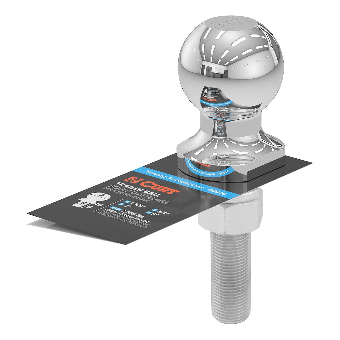 Curt 40016 Trailer Hitch Ball - image 2