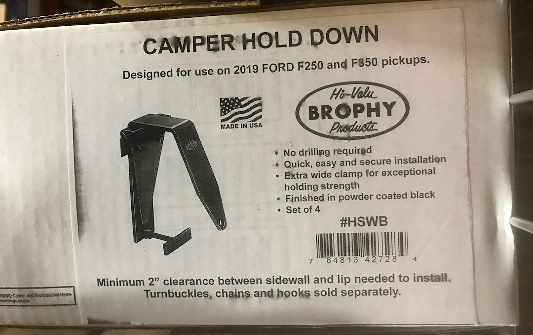Brophy Hswb Camper Tie Down - image 2
