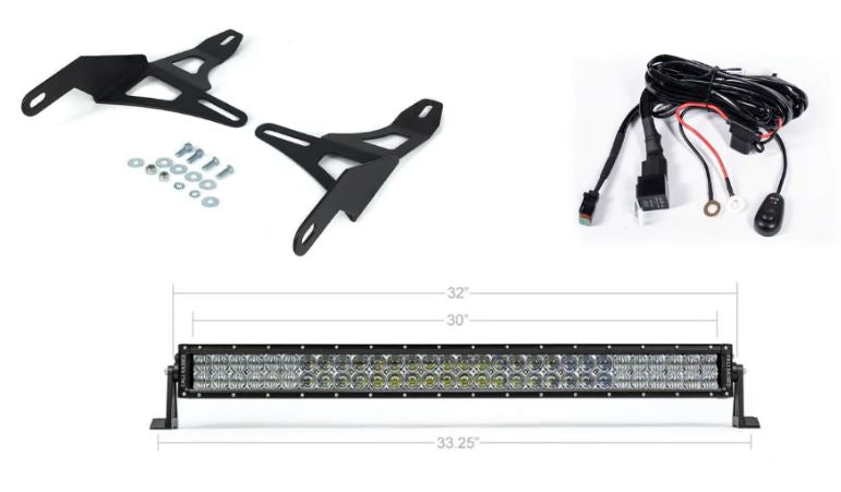 Cali Raised LED CR2845 Tacoma 32-Inch Lower-Bumper Spot Bar - image 1