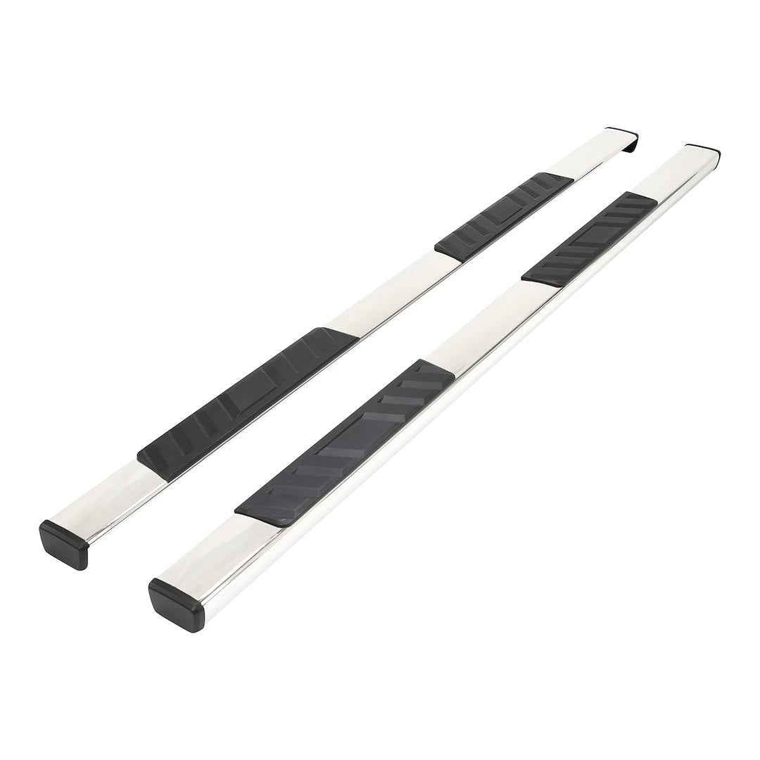 TrailFX A4009S 4 in Trapezoidal Nerf Step Bars - Stainless, 300 lb