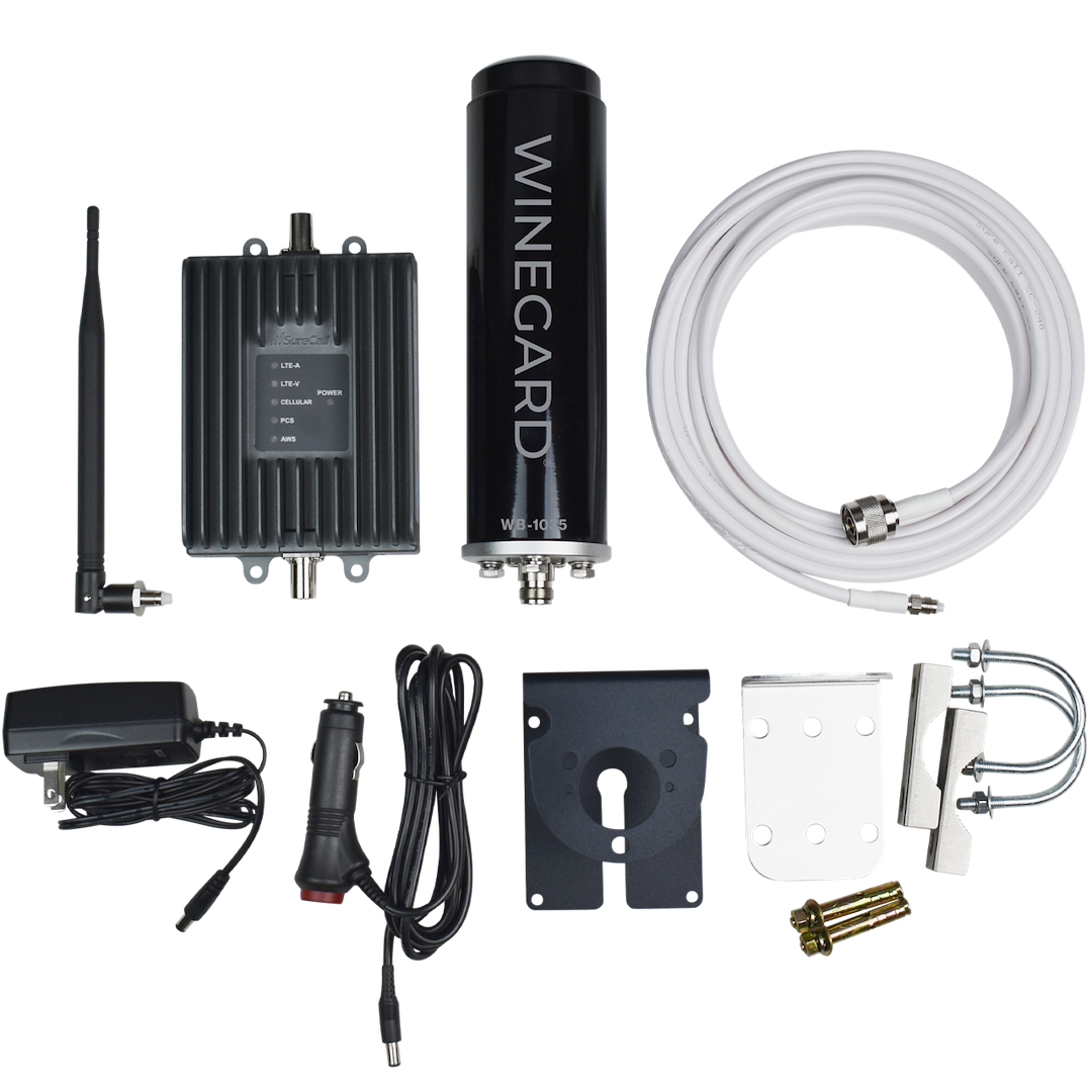 Winegard WB-1035 RV Cellular Signal Booster - 50 dB Max Gain