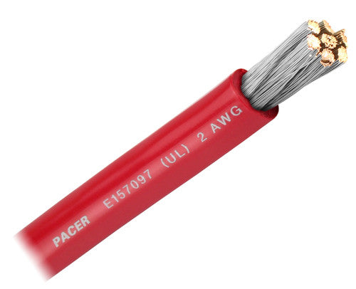 Pacer Marine Wul2rd-100 UL-Approved Battery Cable