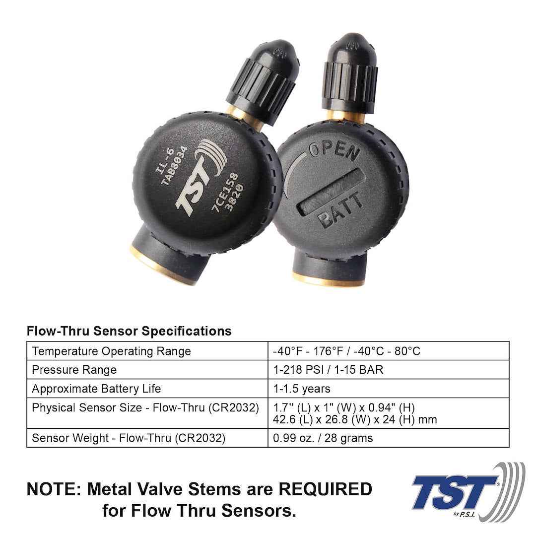 TST TST-507-FT-4 4-Sensor Flow-Through TPMS - Monochrome