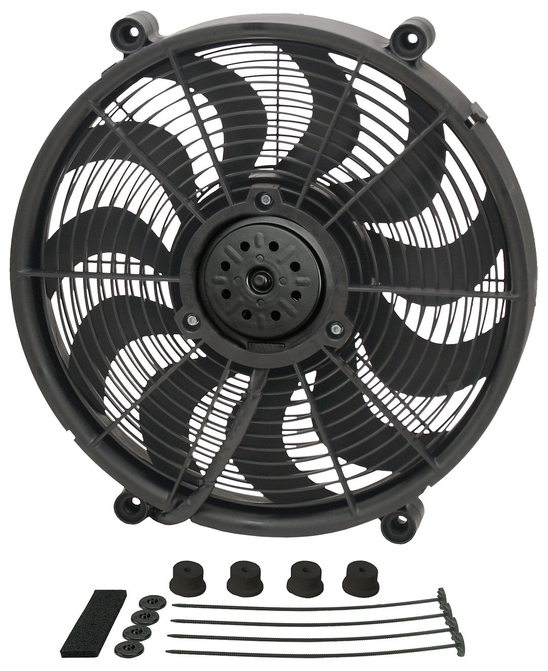 Derale 18217 17-Inch 2400-CFM Electric Pusher/Puller Fan - image 1