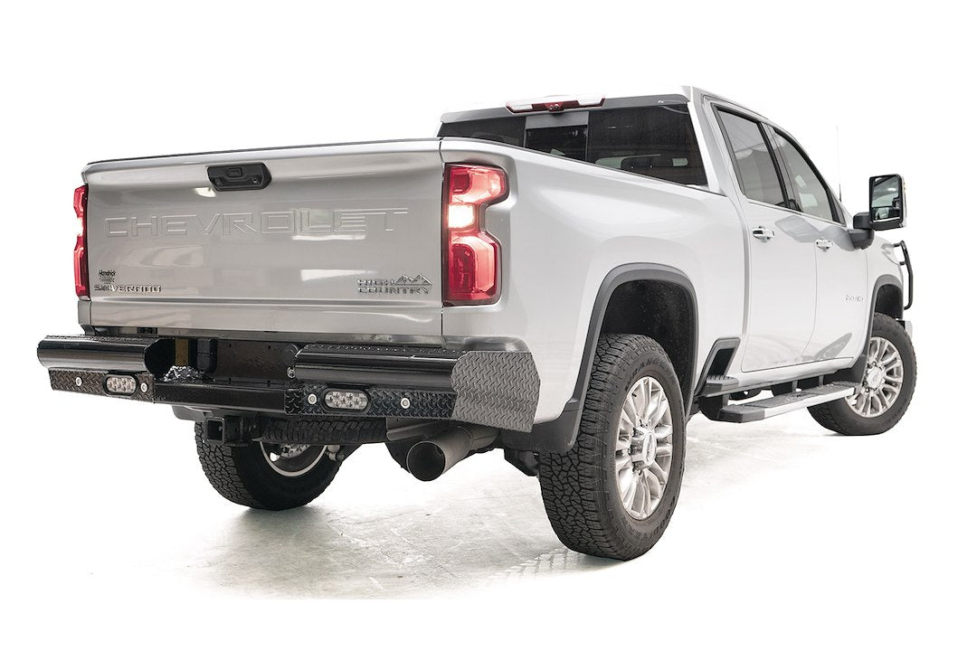 Fab Fours CH20-T4950-1 Black Steel Rear Bumper