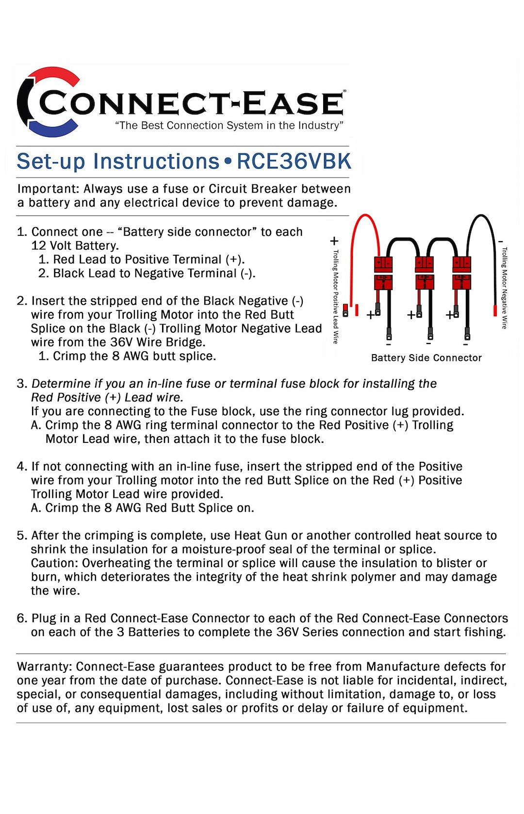 Connect-Ease RCE36VBK 36V Standard Series Harness - image 4