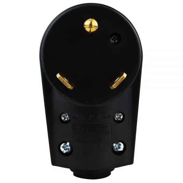 Hughes Auto Power Cord Plug End 30APLUG – Color: Black