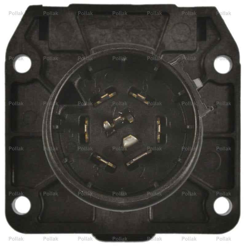 Pollak 11-893 7-Way RV Blade OEM Replacement Trailer Wiring Socket – 12V 30A