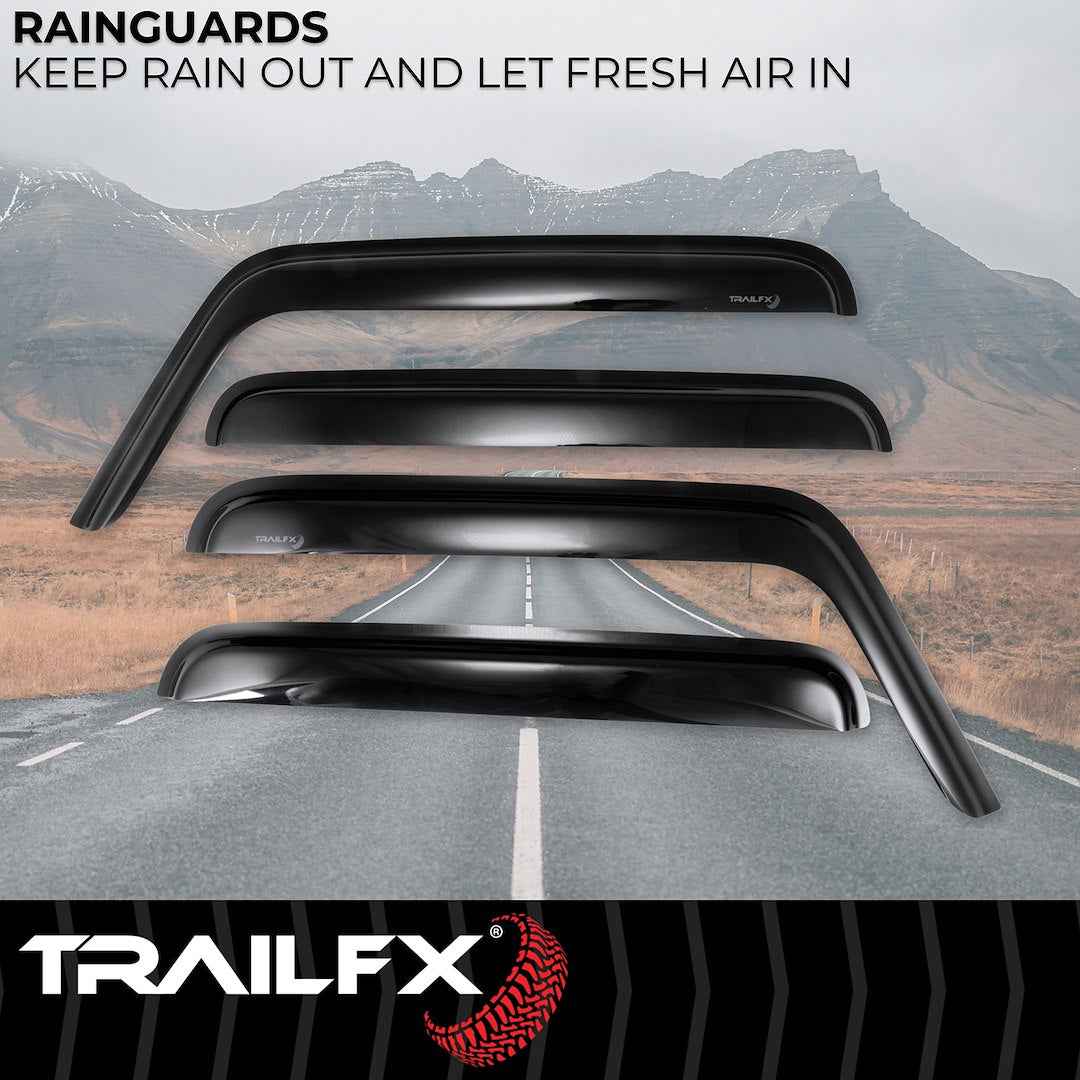 TrailFX 4249H Rainguard for Jeep Wrangler JK 2007–2018