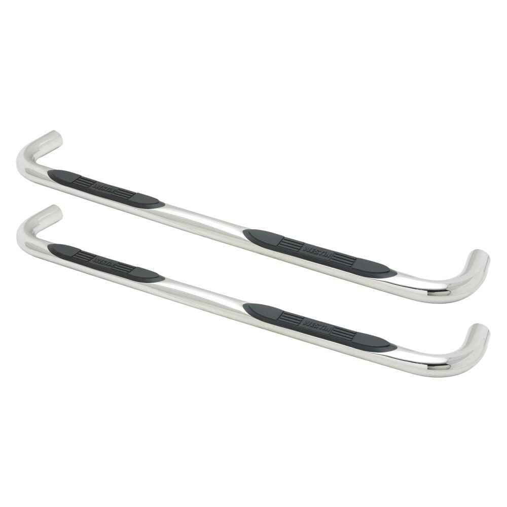 Westin Automotive 23-1680 Round Nerf Bars - 3 in, Polished