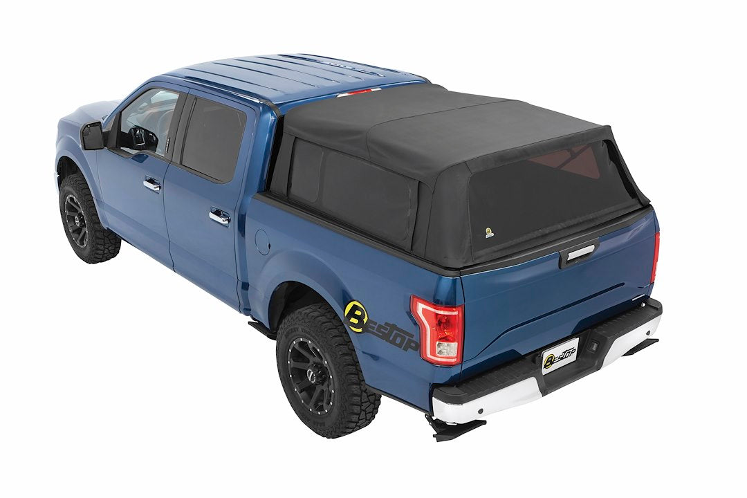 Bestop 77311-35 Black Diamond Fabric 1-Piece Truck Cap - image 1