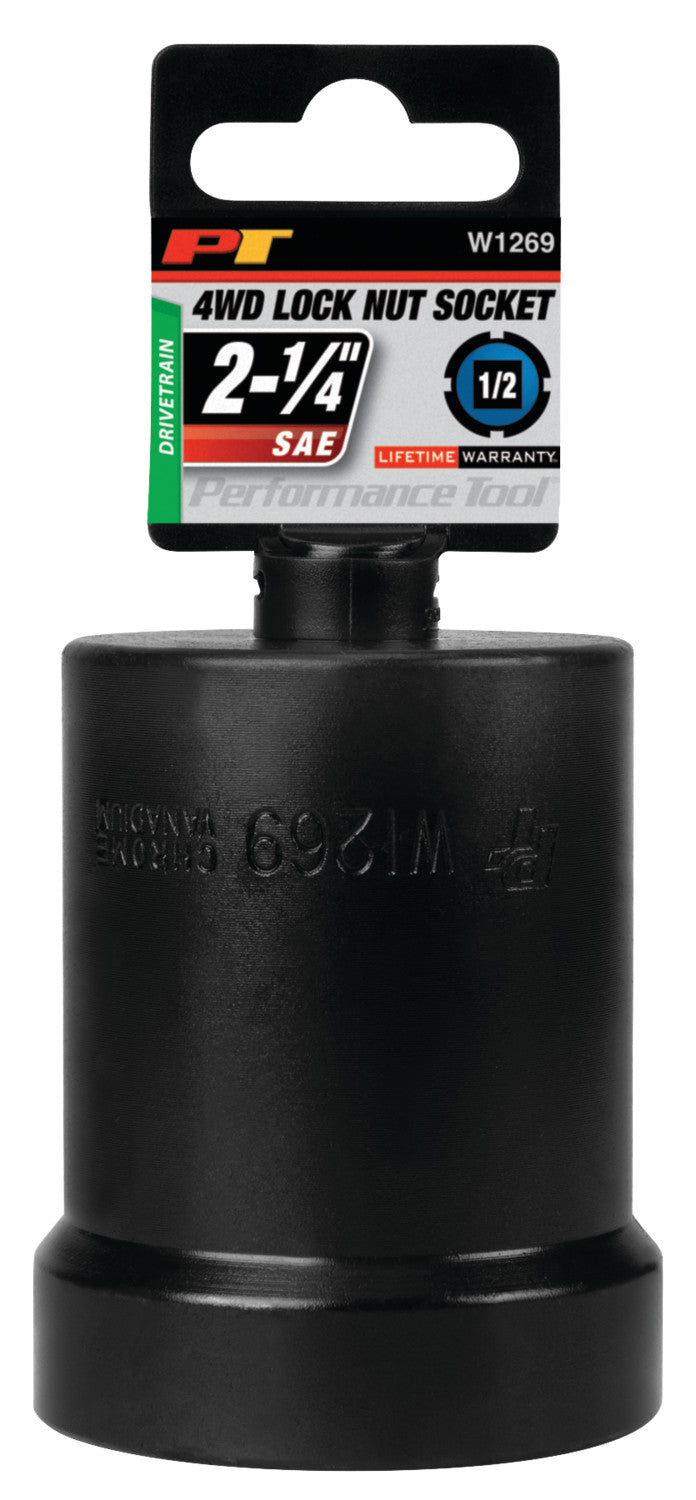 Performance Tool W1269 Four-Slot Spindle Nut Socket