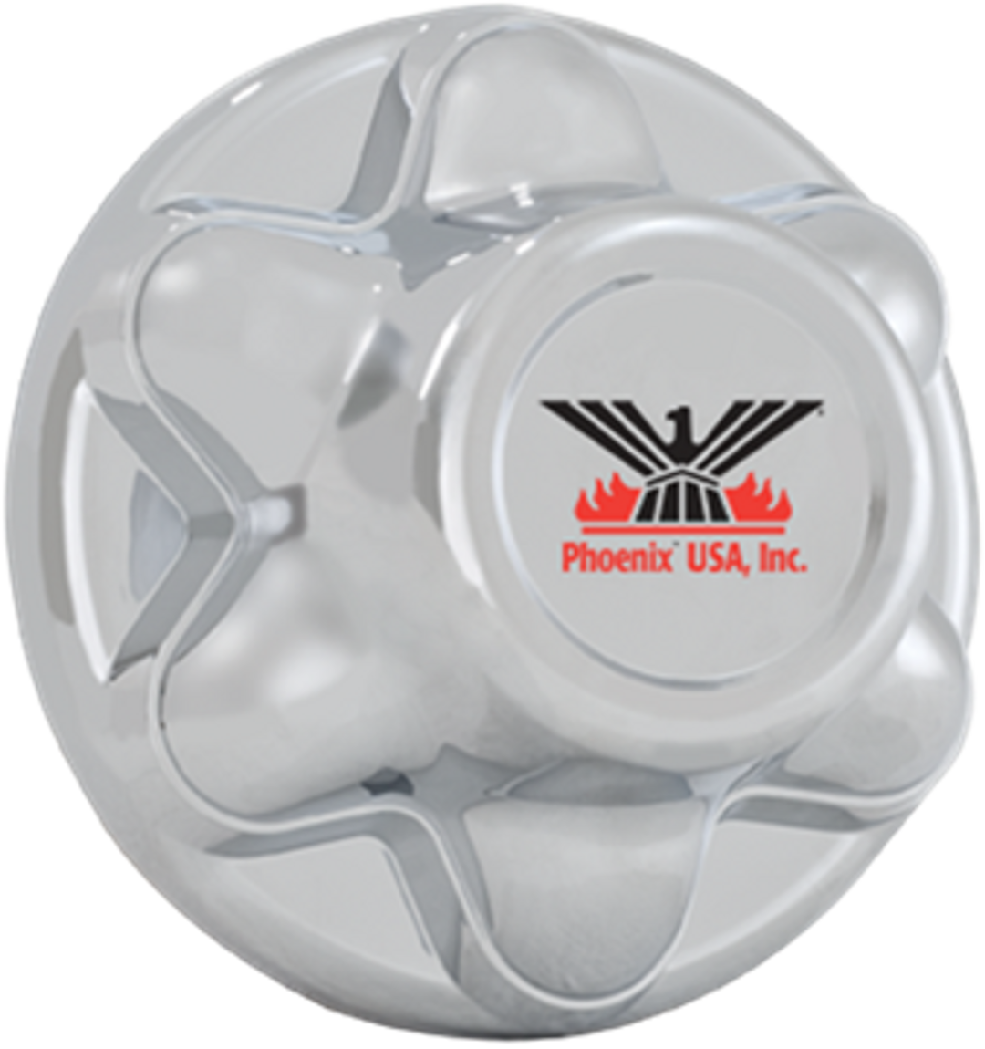 Phoenix USA QT655CHN Chrome Plated Silver Wheel Center Cap